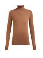 Matchesfashion.com Extreme Cashmere - No. 96 Breeze Roll Neck Cashmere Sweater - Womens - Tan