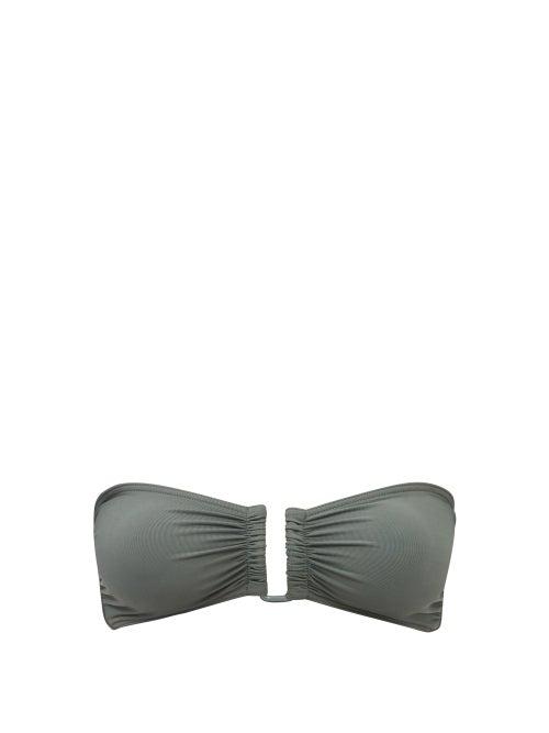 Eres - Show Bandeau Bikini Top - Womens - Green