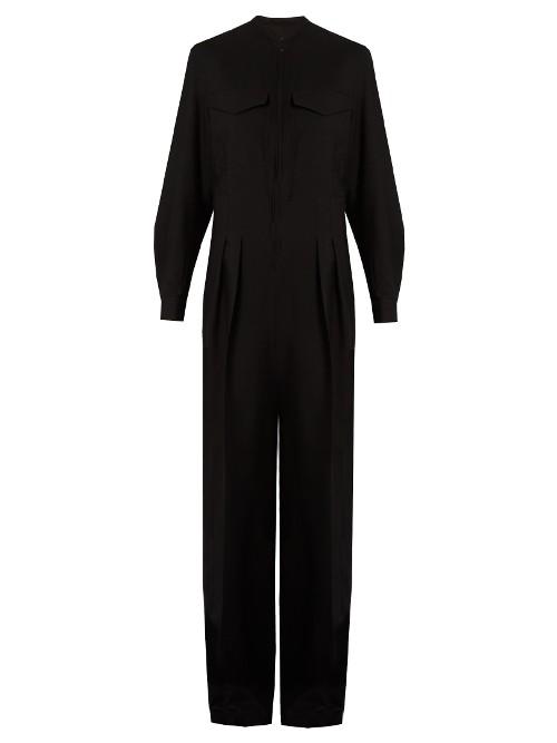 Lemaire Patch-pocket Wool Jumpsuit