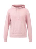 Matchesfashion.com Officine Gnrale - Olivier Cotton-jersey Hooded Sweatshirt - Mens - Pink