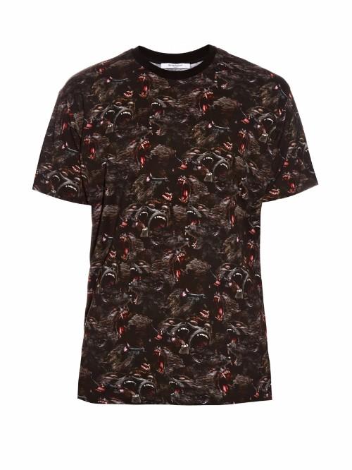 Givenchy Columbian-fit Screaming Monkey T-shirt