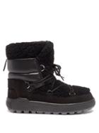 Bogner - Chamonix Shearling And Suede Snow Boots - Womens - Black