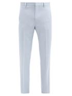 Matchesfashion.com Givenchy - Slim-leg Twill Suit Trousers - Mens - Light Blue