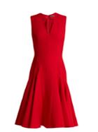 Alexander Mcqueen Sleeveless Wool And Silk-blend Dress
