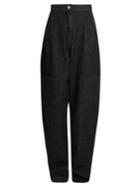 Isabel Marant Elwood High-rise Peg-leg Denim Trousers