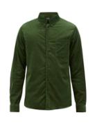 Matchesfashion.com A.p.c. - Button Down Cotton Needlecord Shirt - Mens - Green