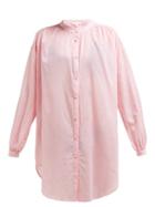 Matchesfashion.com Skin - The Brea Cotton Voile Kaftan - Womens - Pink