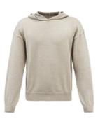 Another Aspect - Organic Merino-wool Hooded Sweatshirt - Mens - Beige