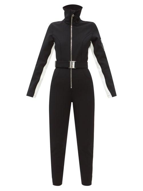 Cordova - Belted Nylon-blend Soft-shell Ski Suit - Womens - Black