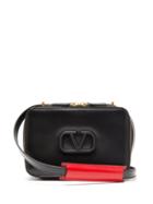 Matchesfashion.com Valentino - V Sling Leather Cross Body Box Bag - Womens - Black