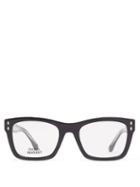 Matchesfashion.com Isabel Marant Eyewear - Trendy Rectangular Acetate Glasses - Womens - Black