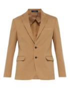 Matchesfashion.com Polo Ralph Lauren - Single Breasted Cotton Blend Blazer - Mens - Beige