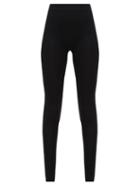 Matchesfashion.com Rick Owens - High-rise Stretch-jersey Leggings - Womens - Black