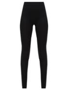 Matchesfashion.com Rick Owens - High-rise Stretch-jersey Leggings - Womens - Black