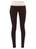 Matchesfashion.com Vaara - Faye Thermal Tuxedo Stripe Leggings - Womens - Black Multi