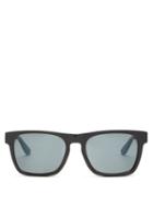 Matchesfashion.com Saint Laurent - Rectangle Frame Acetate Sunglasses - Mens - Black