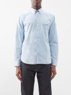 Belstaff - Pitch Asymmetric-pocket Cotton Shirt - Mens - Blue
