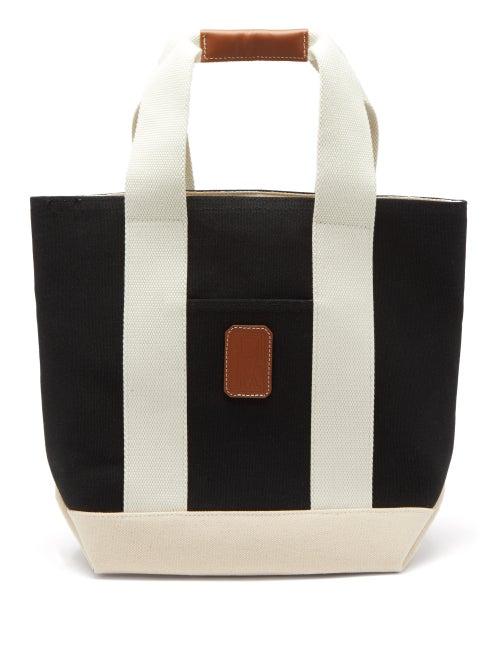 Rue De Verneuil - Tool S Canvas Tote Bag - Womens - Black White