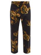 Paul Smith - Floral-print Cotton-blend Twill Trousers - Mens - Multi