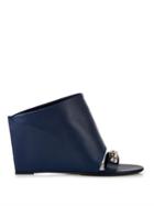 Balenciaga Glove Screw-embellished Leather Wedges