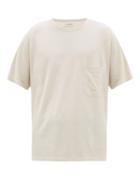 Matchesfashion.com Lemaire - Patch-pocket Cotton T-shirt - Mens - White