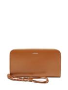 Ladies Accessories Jil Sander - Tangle Wristlet Leather Wallet - Womens - Tan