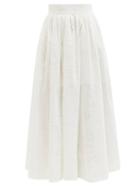 Hester Bly - Baagh Broderie-anglaise Cotton Skirt - Womens - White