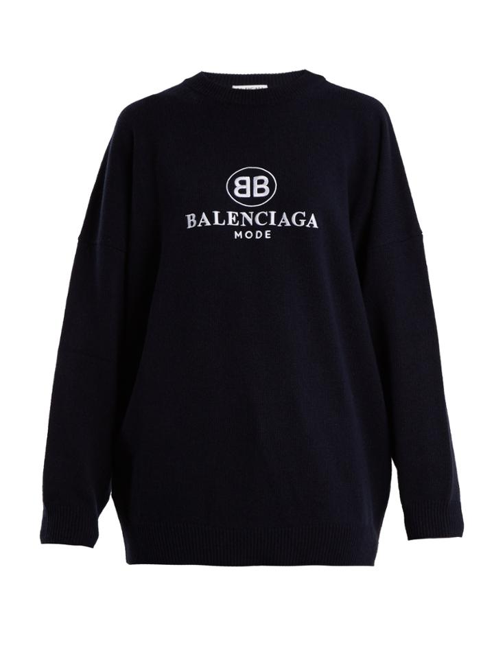 Balenciaga Embroidery Sweatshirt