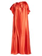 Roksanda Emore Ruffle-trimmed Satin Dress
