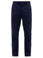 Matchesfashion.com Polo Ralph Lauren - Logo-embroidered Straight-leg Cotton Chinos - Mens - Navy