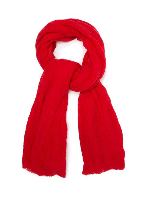 Matchesfashion.com Isabel Marant - Zephyr Cashmere Scarf - Womens - Red