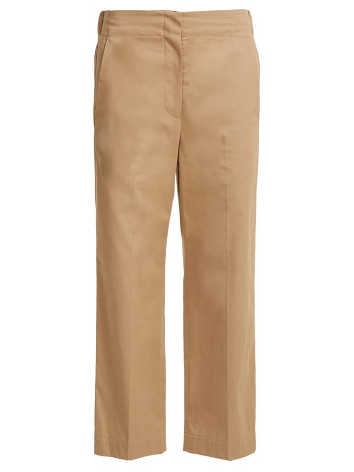 Raey Elasticated-back Cotton Chino Trousers