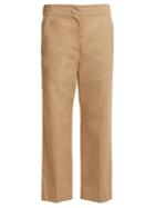 Raey Elasticated-back Cotton Chino Trousers