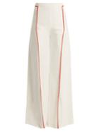 Galvan Chan Chan High-rise Wide-leg Trousers