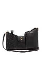 Matchesfashion.com Fendi - Pocket Mini Leather Cross Body Bag - Womens - Black