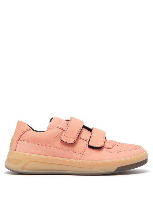Matchesfashion.com Acne Studios - Perey Low Top Suede Trainers - Mens - Pink