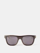 Dior - Diorblacksuit D-frame Acetate Sunglasses - Mens - Brown
