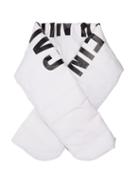Matchesfashion.com Calvin Klein Performance - Logo Print Down Filled Scarf - Womens - White Black