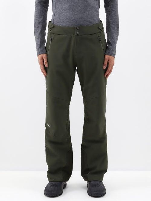 Kjus - Formula Softshell Ski Trousers - Mens - Dark Olive
