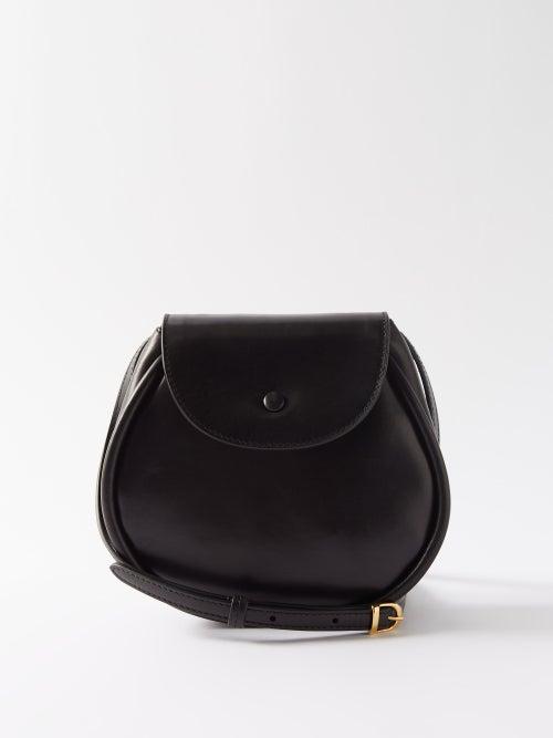 Khaite - Emma Mini Leather Cross-body Bag - Womens - Black