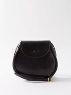 Khaite - Emma Mini Leather Cross-body Bag - Womens - Black