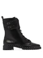 Matchesfashion.com Sophia Webster - Bessie Studded Leather Ankle Boots - Womens - Black
