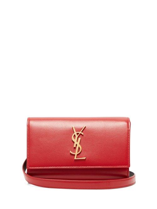 Matchesfashion.com Saint Laurent - Kate Leather Belt Bag - Womens - Red