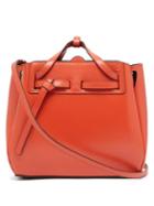 Matchesfashion.com Loewe - Lazo Mini Leather Tote Bag - Womens - Orange