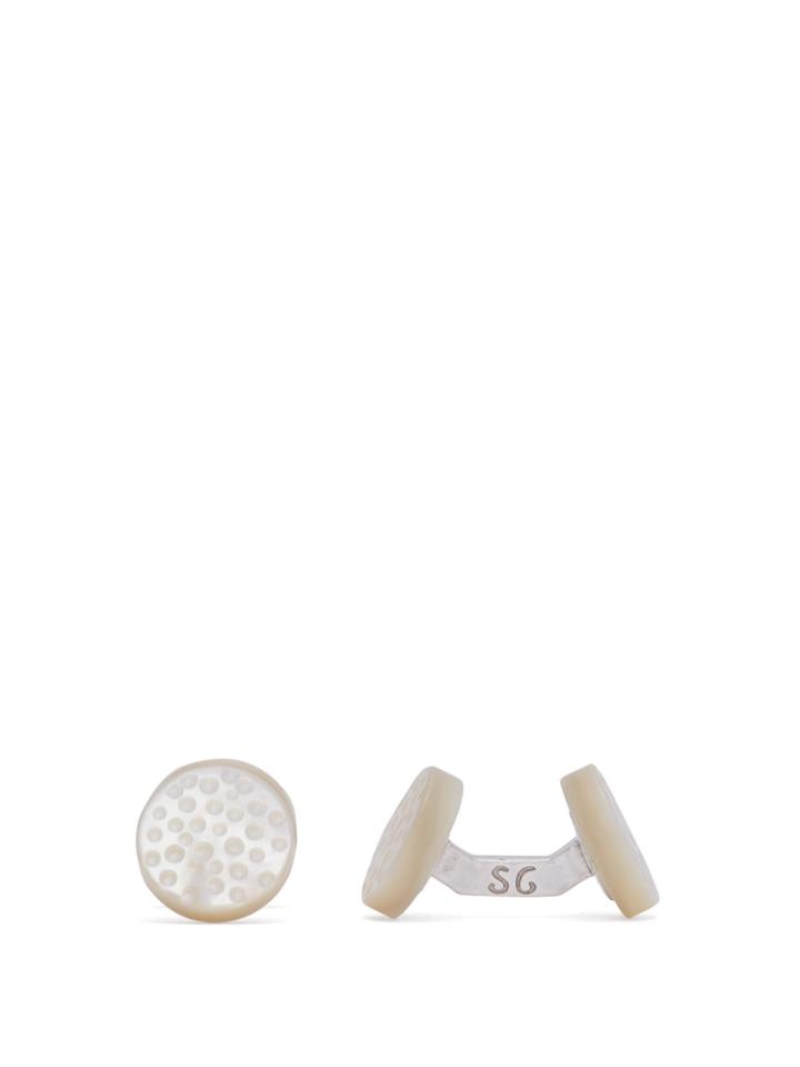 Samuel Gassmann Milky Way Mother-of-pearl Cufflinks