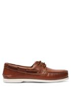 Matchesfashion.com Quoddy - Downeast Leather Boat Shoes - Mens - Brown