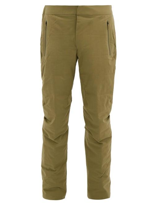 Matchesfashion.com Descente Allterrain - Chrome Down-filled Ski Trousers - Mens - Khaki