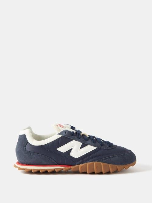 New Balance - Rc30 Suede And Nylon Trainers - Mens - Navy