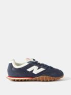 New Balance - Rc30 Suede And Nylon Trainers - Mens - Navy