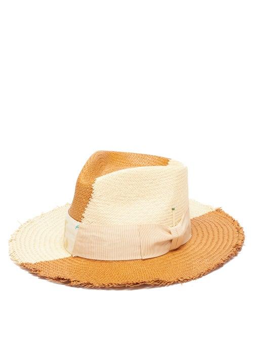 Matchesfashion.com Nick Fouquet - Straw Panama Hat - Mens - Tan Multi
